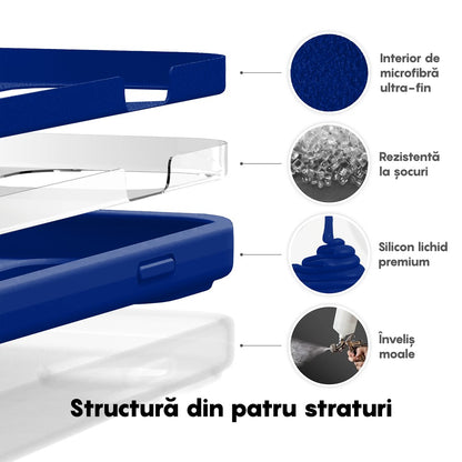 Soft Silicone Case - iPhone 14 Pro - Dark Blue