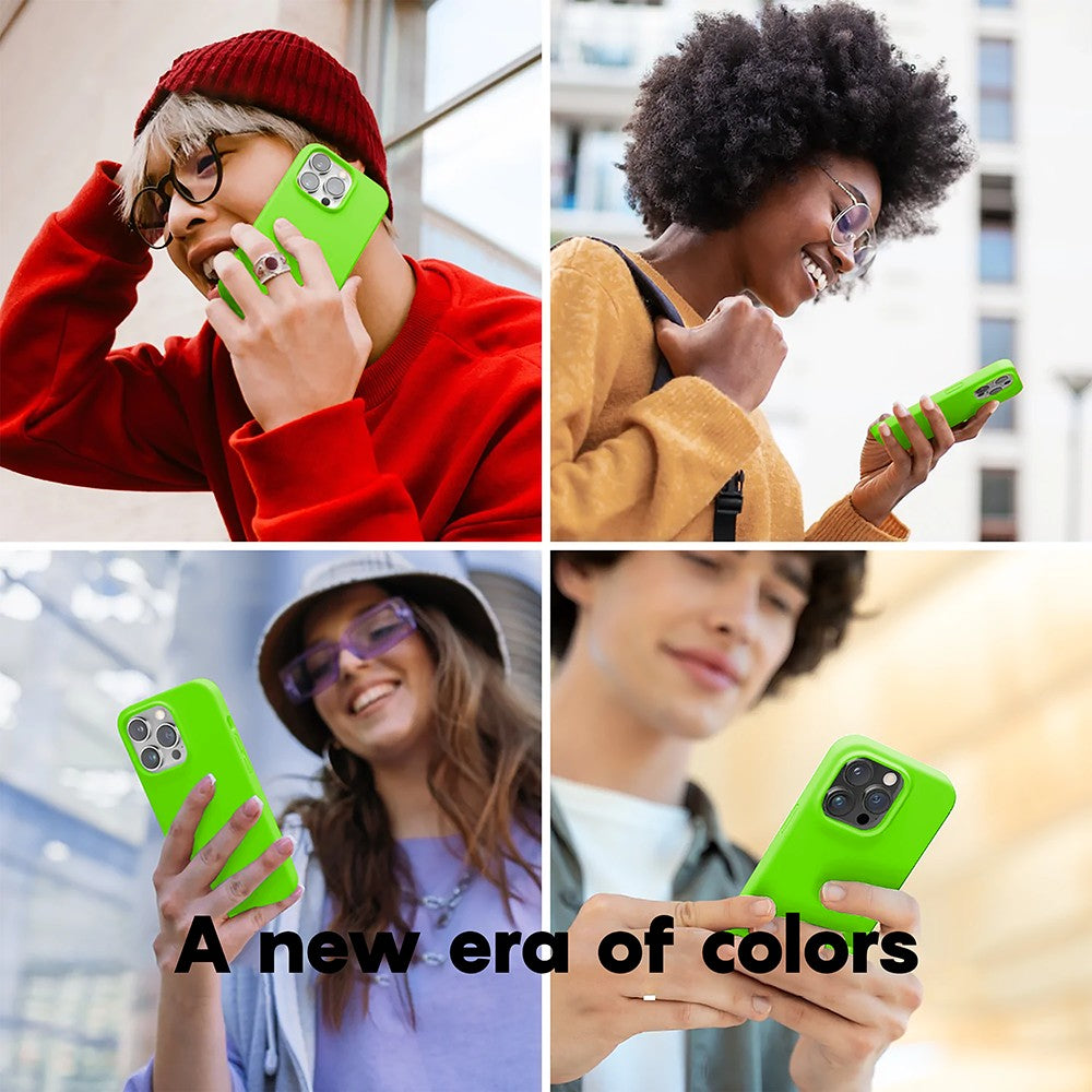 Husa Soft Silicone - iPhone 14 Plus - Neon Green