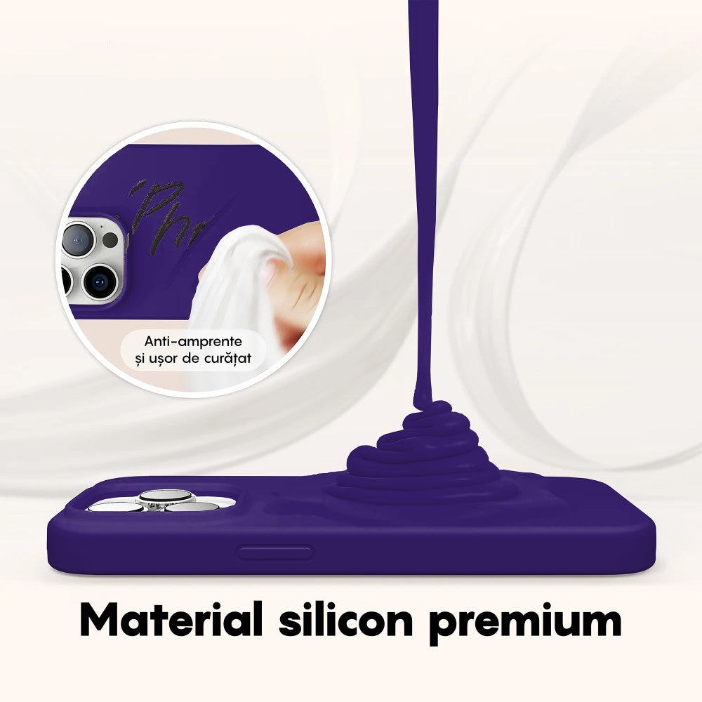 Husa Soft Silicone - iPhone 14 Plus - Purple