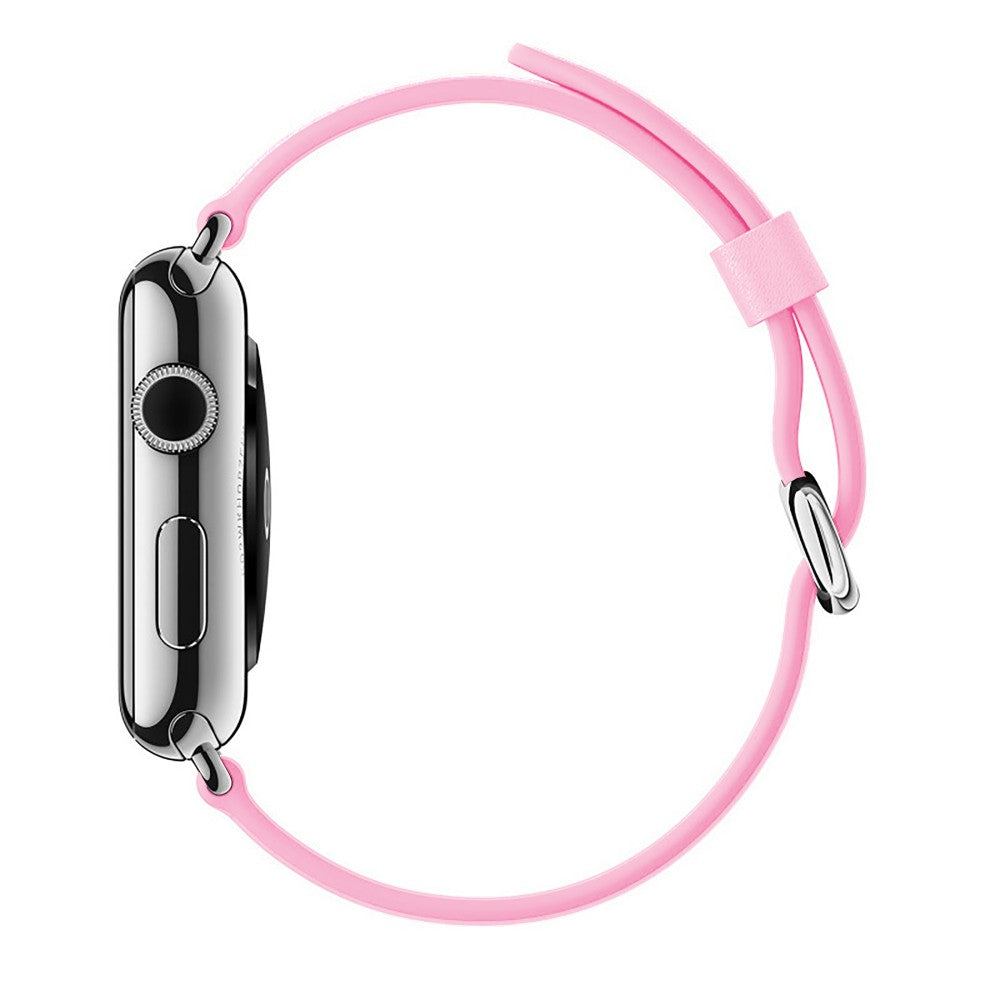 Curea Leather Classic - Apple Watch 1/2/3/4/5/6/7/8/9/10/11/SE/SE2/SE3/Ultra 1/Ultra 2/Ultra 3 - 42/44/45/46/49 MM - Pink