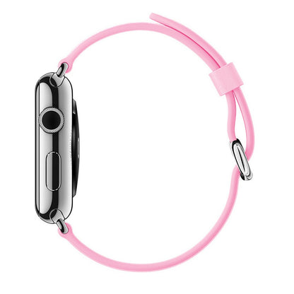 Leather Classic Strap - Apple Watch 1/2/3/4/5/6/7/8/9/10/11/SE/SE2/SE3/Ultra 1/Ultra 2/Ultra 3 - 42/44/45/46/49 MM - Pink