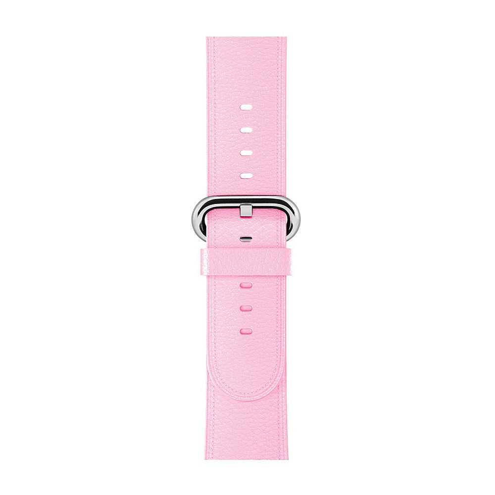 Curea Leather Classic - Apple Watch 1/2/3/4/5/6/7/8/9/10/11/SE/SE2/SE3/Ultra 1/Ultra 2/Ultra 3 - 42/44/45/46/49 MM - Pink