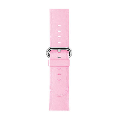 Leather Classic Strap - Apple Watch 1/2/3/4/5/6/7/8/9/10/11/SE/SE2/SE3/Ultra 1/Ultra 2/Ultra 3 - 42/44/45/46/49 MM - Pink