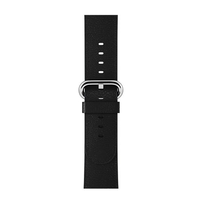 Leather Classic Strap - Apple Watch 1/2/3/4/5/6/7/8/9/10/11/SE/SE2/SE3/Ultra 1/Ultra 2/Ultra 3 - 42/44/45/46/49 MM - Black