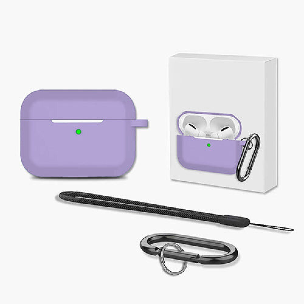 Soft Silicone Case - AirPods Pro 1/2 - Light Lilac